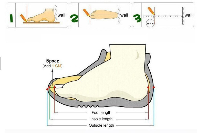 Maattabel Babyschoenen